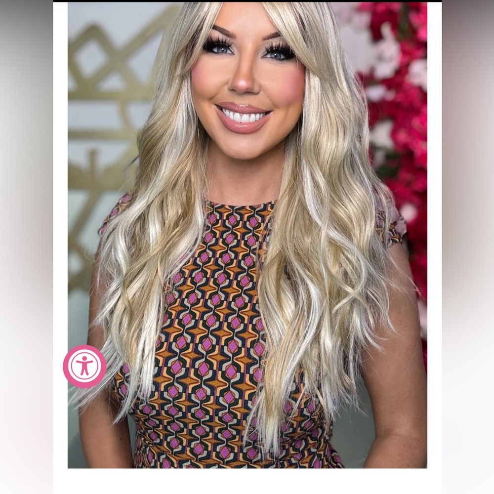 Blonde Wavy Hair Wig